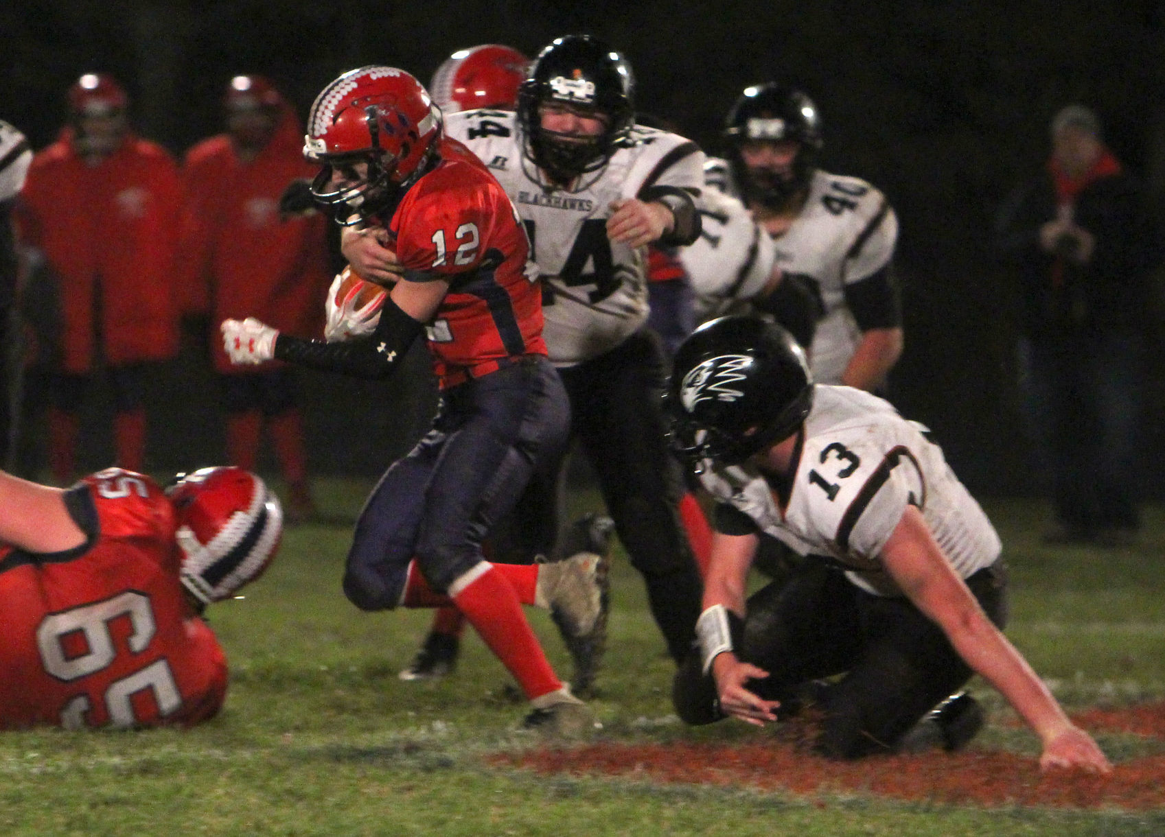Bloomer football at Spencer/Columbus 10-26-18